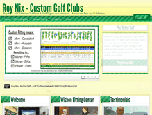 Tablet Screenshot of mcnixgolf.com